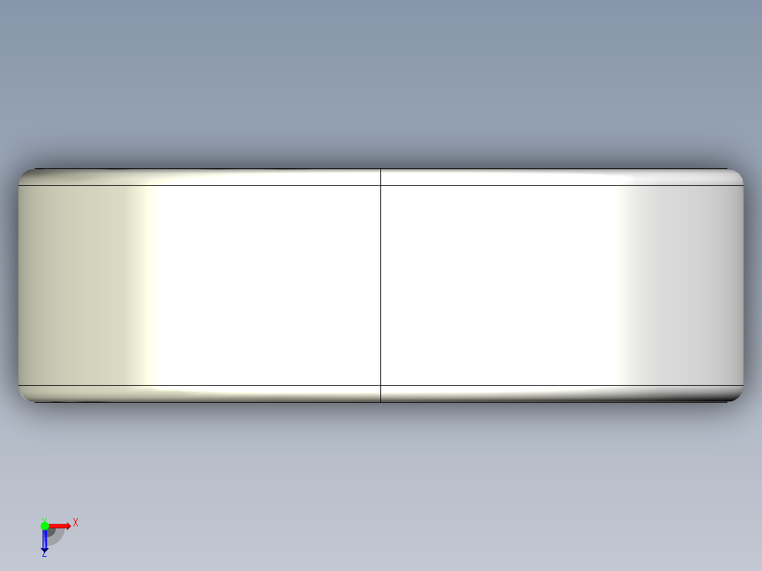 完整的R开放式微英制系列轴承库— SolidWorks和Step微型轴承模俯视图