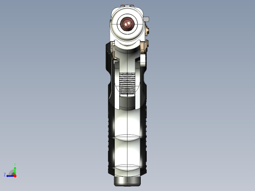 手枪左轮冲锋枪老式狙击步枪设计3D图纸bersa-thunder-380-cc-pistol-2011-1 24 IGS右视缩略图
