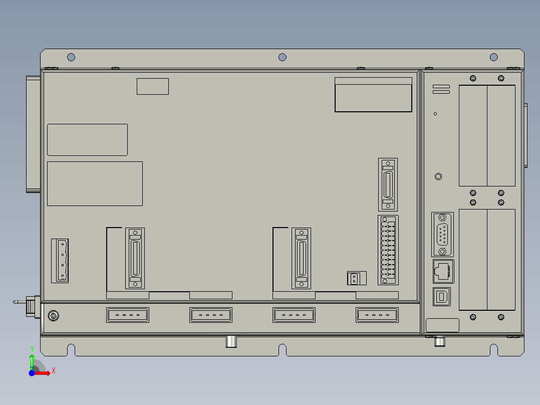 凹凸板机器人控制器RCX340雅马哈前视图