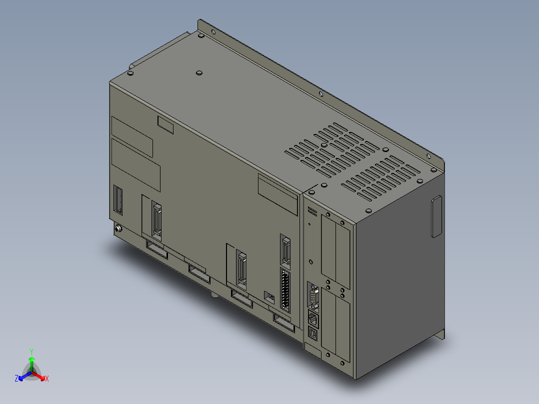 凹凸板机器人控制器RCX340雅马哈正等轴测图