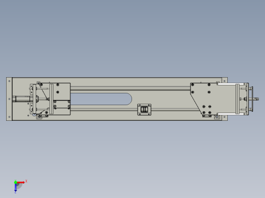 纸箱打包双组倍链传送生产线设计DZ-SJ-夹紧装置-V3俯视缩略图
