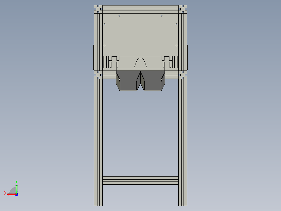 脚踏板压接机后视图