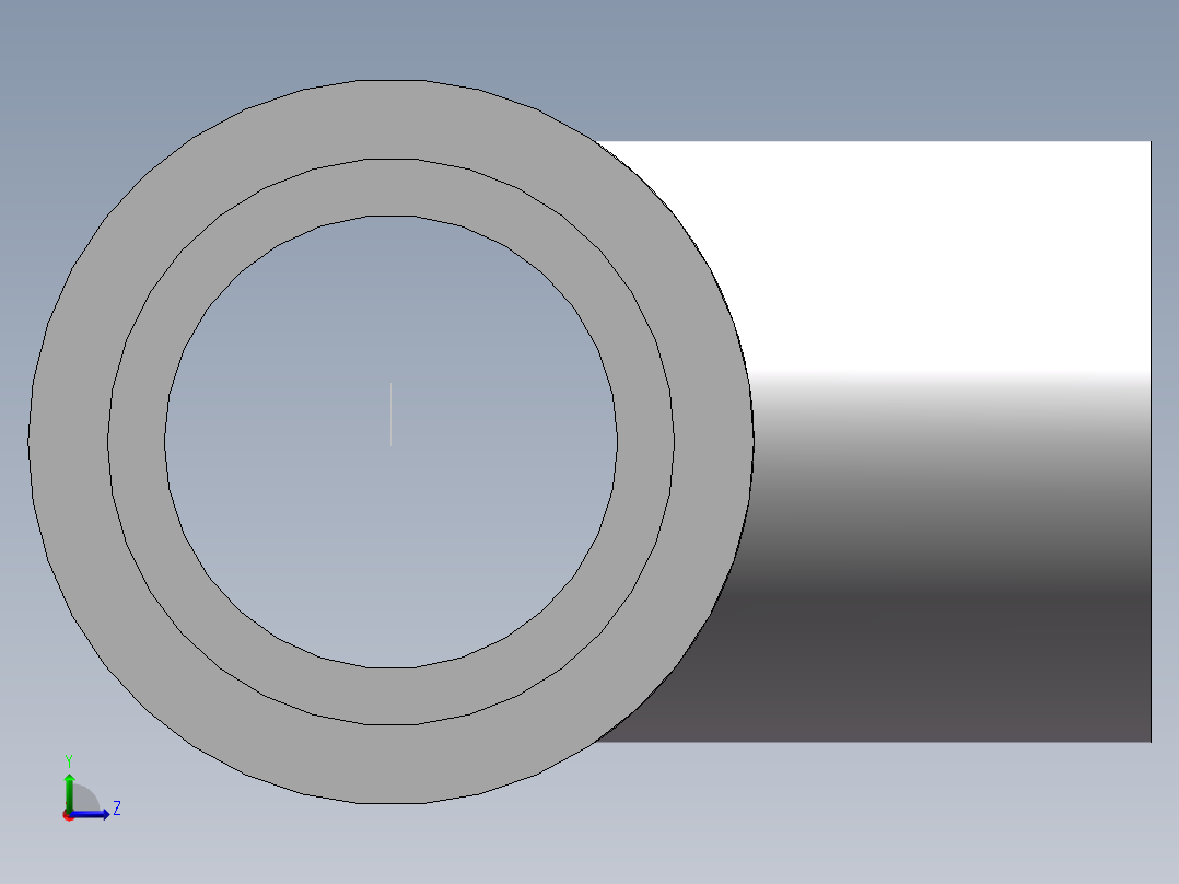 U-PVC_TEE_DN20左视图