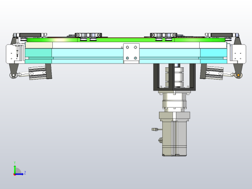 RECBQ25-351-8-皮带-铝型材框架-2矩形精密环形导轨左视缩略图