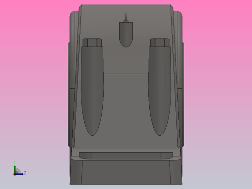 等孔径四螺柱轴承座_SD644左视缩略图