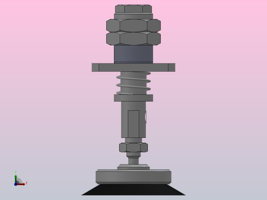 PUYSB 60~100摇摆型真空吸盘[PUYSB-80-10-S]前视缩略图