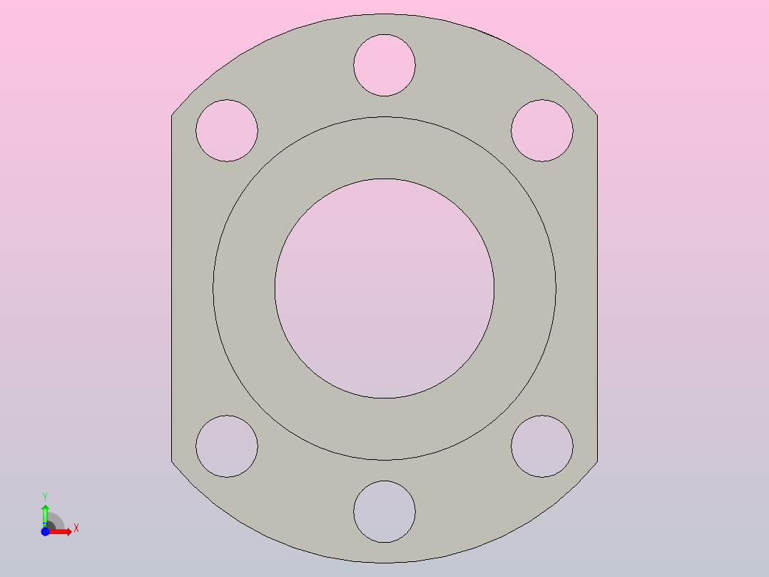 FSI-R32-10T4上银FSC，FSI系列滚珠丝杆前视图