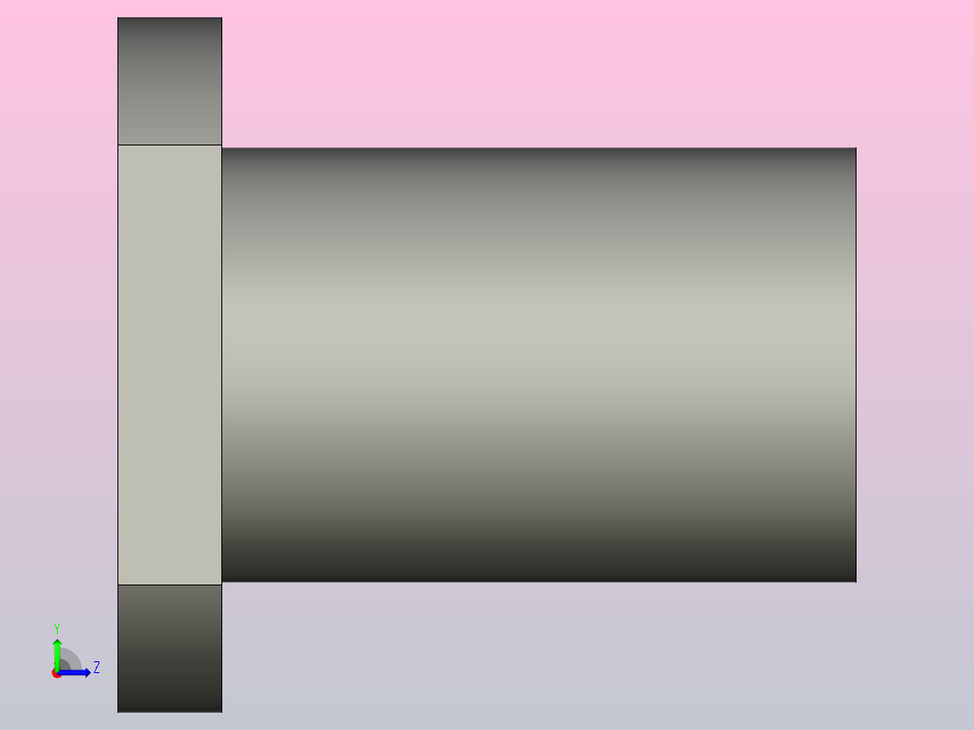 FSI-R32-10T4上银FSC，FSI系列滚珠丝杆左视图