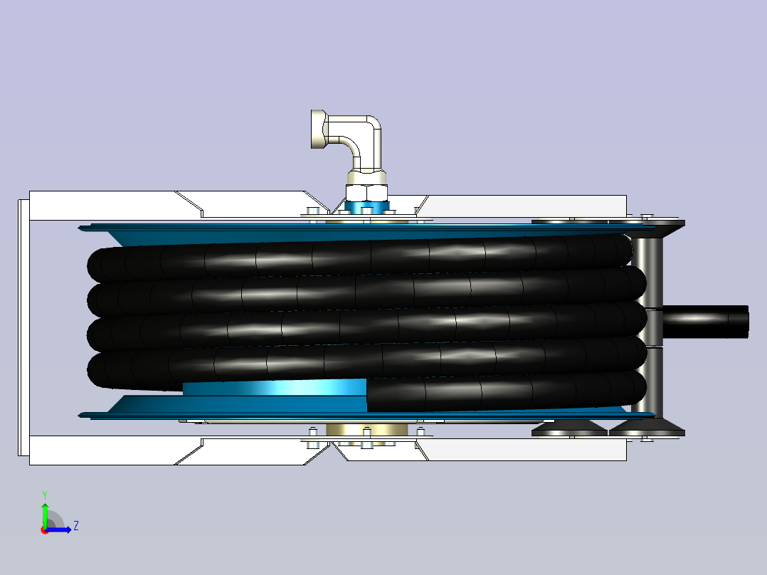 风炮10m卷管器--1185458--50左视图