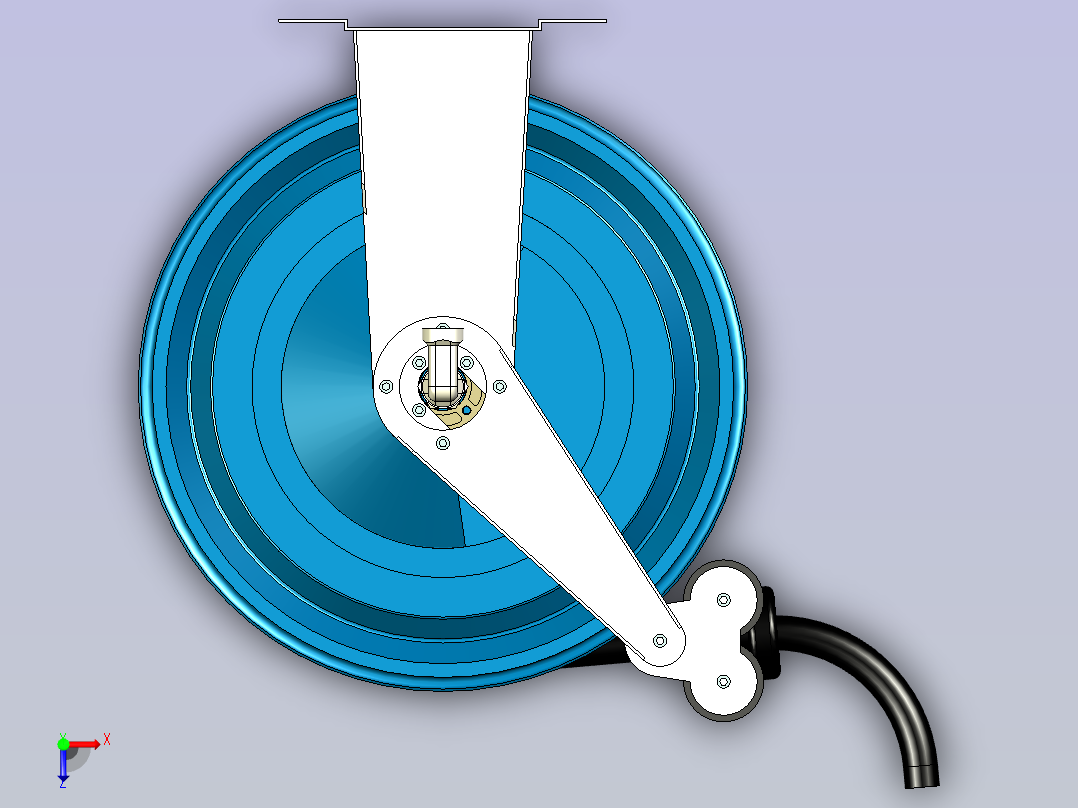 风炮10m卷管器--1185458--50俯视图