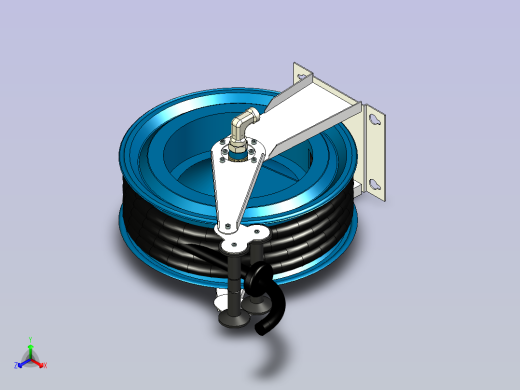 风炮10m卷管器--1185458--50正等轴测缩略图