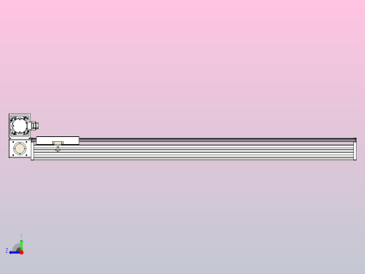 皮带直线轴半封闭可选导轨TPA-HNB-220D-176-L1350-LU-C-P1K-N3右视缩略图
