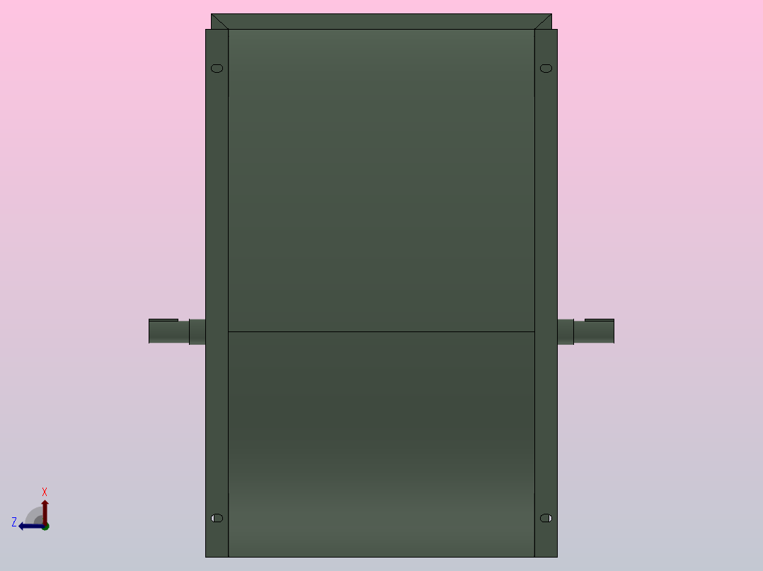 DKF5.6S-180°离心通风机[DKF5.6S-180°]左视图