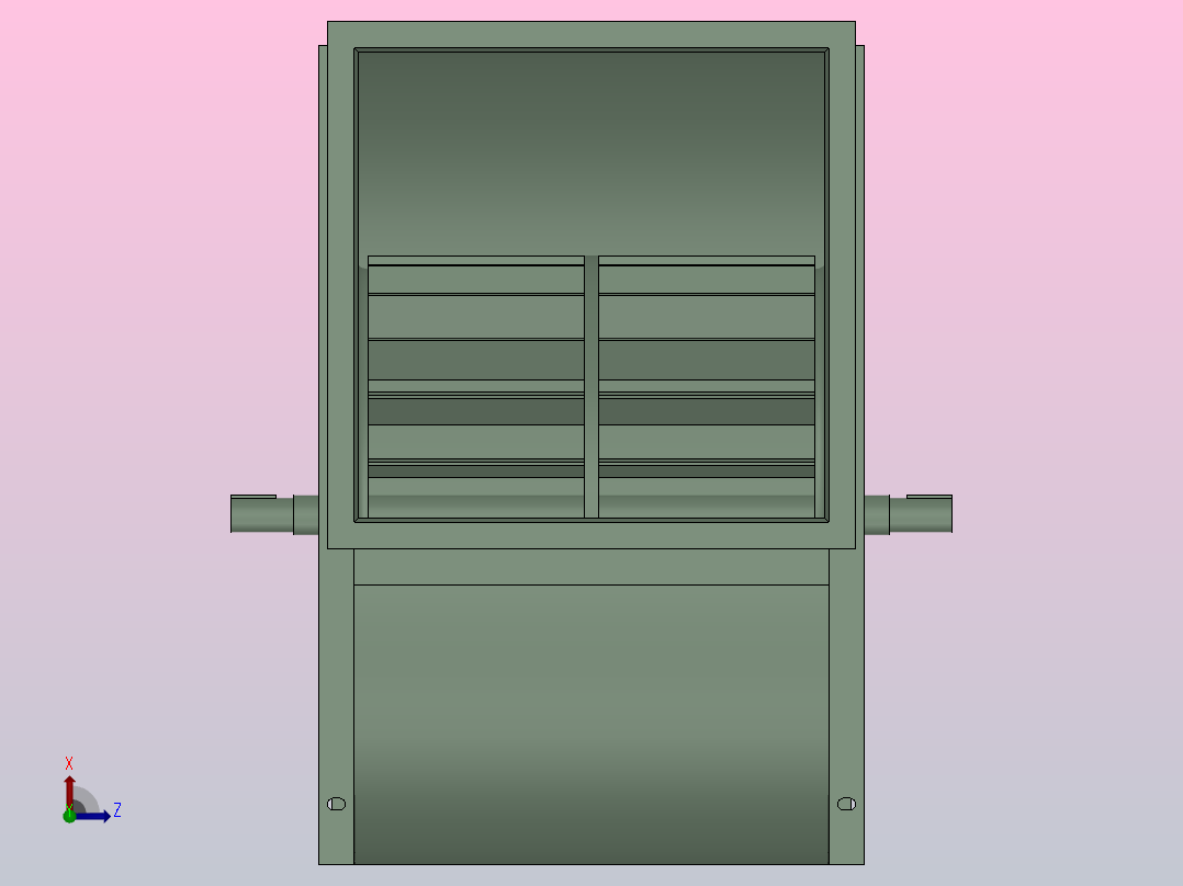 DKF5.6S-180°离心通风机[DKF5.6S-180°]右视图