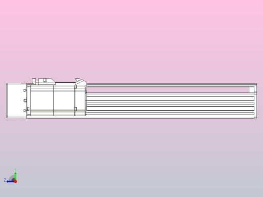 日规模组半封闭丝杆TPA-HNR-85S-1610-L300-MR-Y-P20-N3右视缩略图