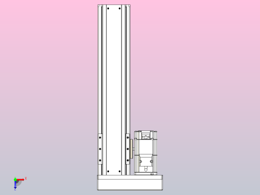 日规模组半封闭丝杆TPA-HNR-85S-1610-L300-MR-Y-P20-N3俯视缩略图
