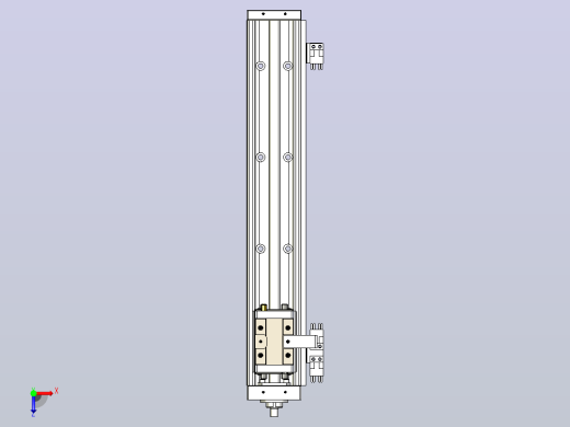KK60-400A1-H0 模组 标准A1滑座 KK60-A1-H0 替换上银俯视缩略图