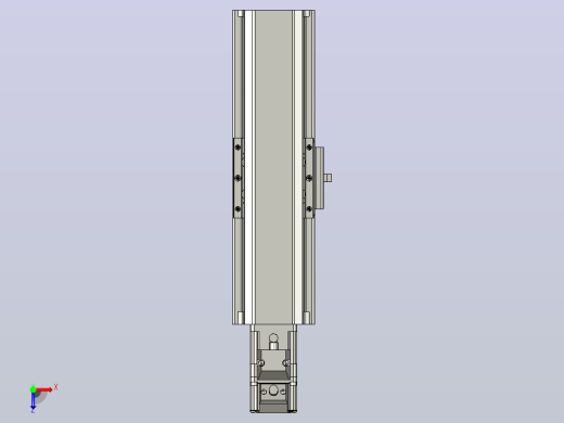 日规模组半封闭丝杆TPA-HNR-65S-1610C-L50-M-C-P10-N3俯视缩略图