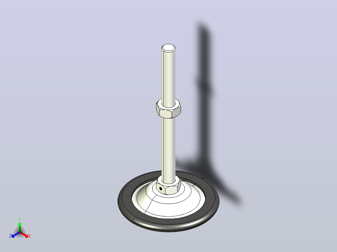 调节器衬垫Galv. M12x150mm毫米主视图