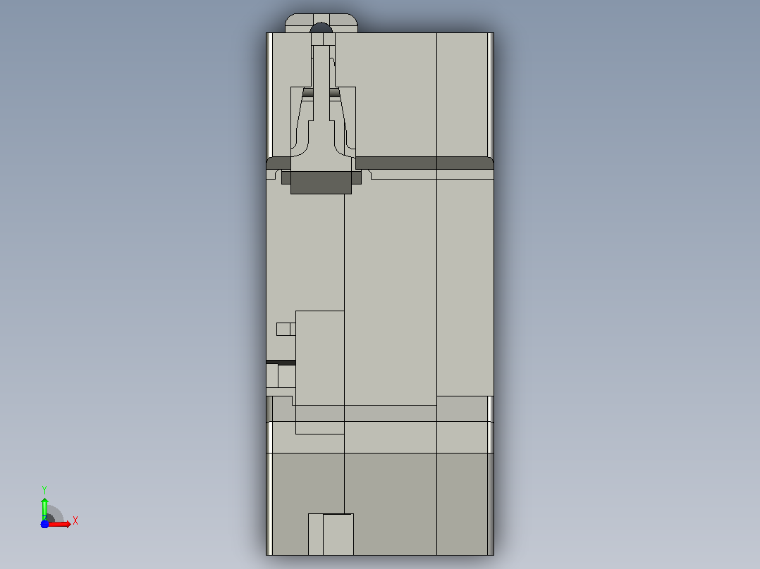 NB1L(2) 1P&amp;N剩余电流动作断路器三维模型202202前视图