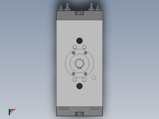 CRQ2薄型摆动气缸Φ20-Φ40[CRQ2BS40-180C]俯视缩略图