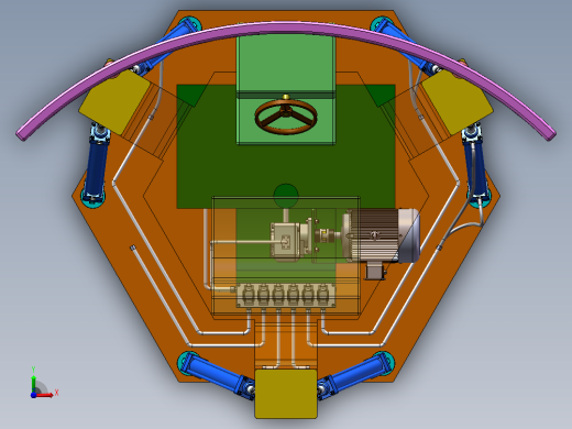 YX-MNQ-00 六自由度游戏模拟器（SW+CAD+说明书）前视缩略图