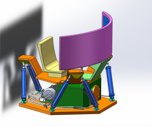 YX-MNQ-00 六自由度游戏模拟器（SW+CAD+说明书）缩略图