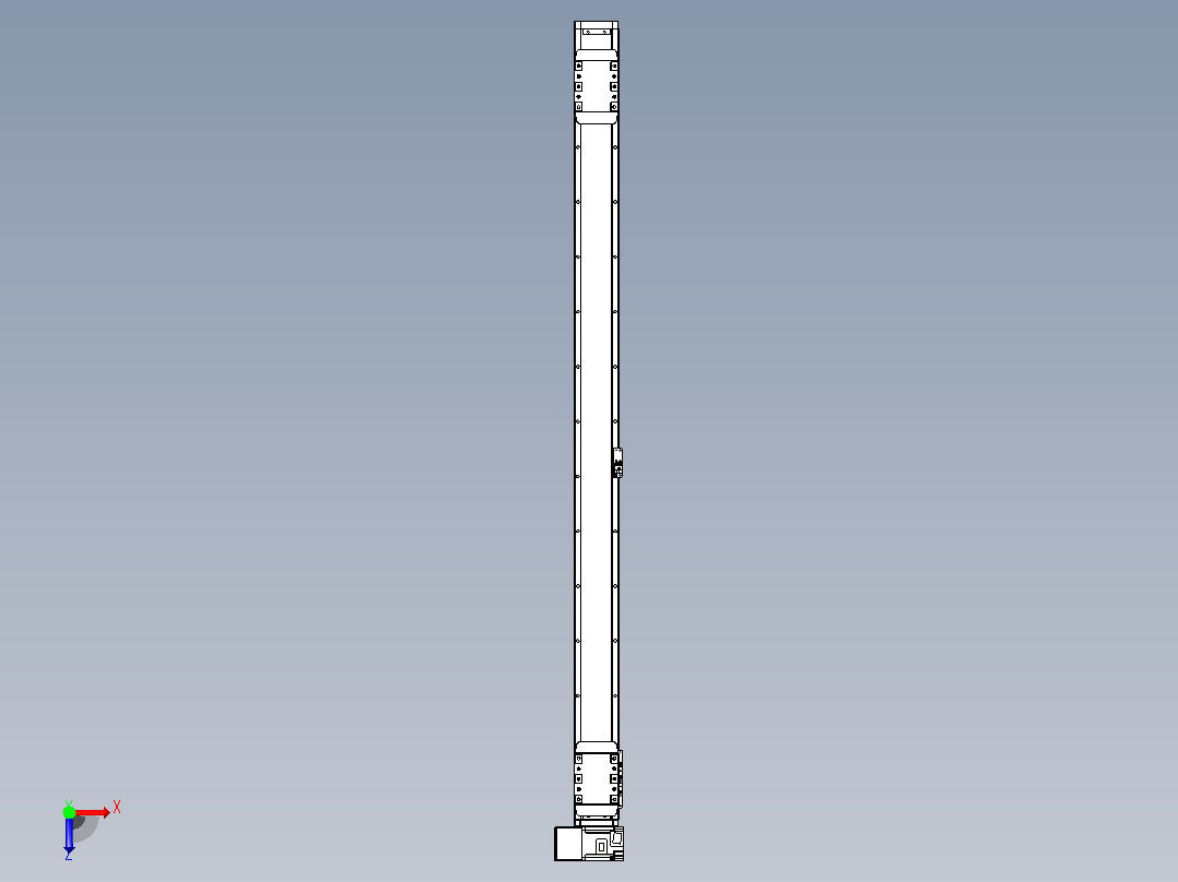 皮带直线轴双滑块型TPA-GCBS-80-P60-L550-LU-M20-N3俯视图