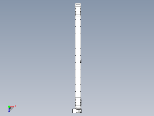 皮带直线轴双滑块型TPA-GCBS-80-P60-L550-LU-M20-N3俯视缩略图