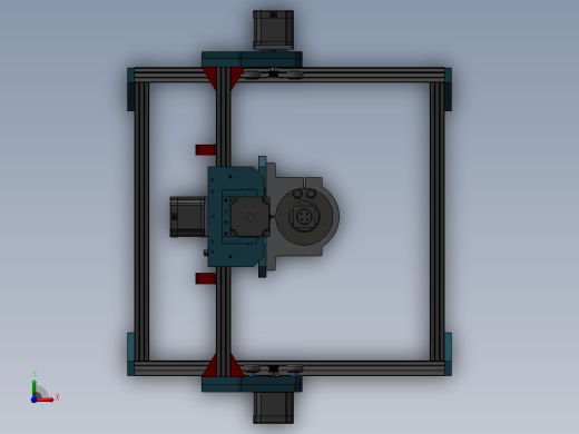 12-5kw-40x40cm雕刻机前视缩略图