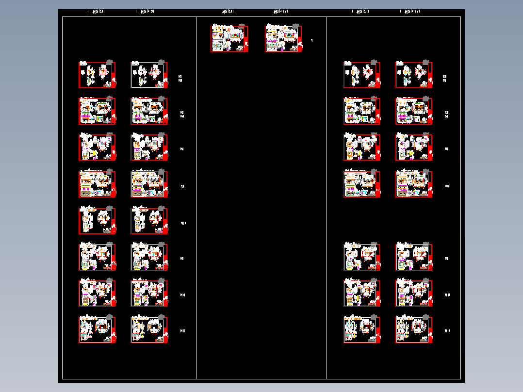 住宅小区装配式全套建筑、结构设计CAD图纸含设计说明