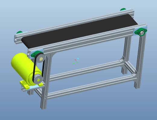 皮带输送线3D模型缩略图