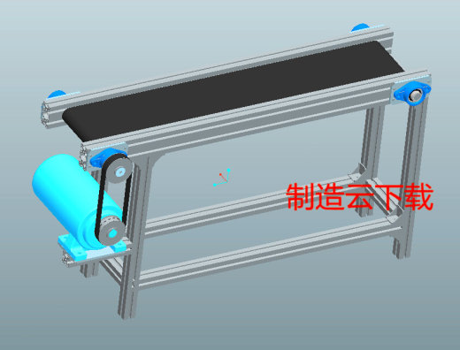 皮带输送线3D模型缩略图