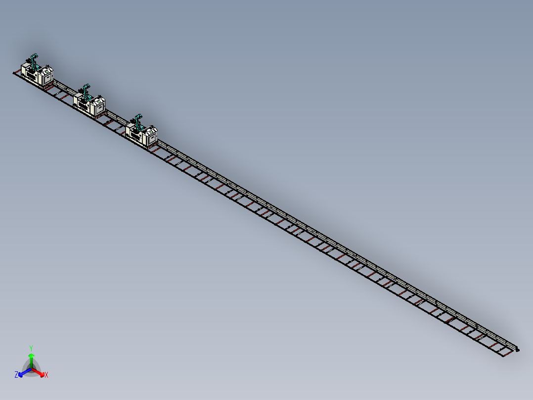 集成轨道式车载机器人超声清洗机