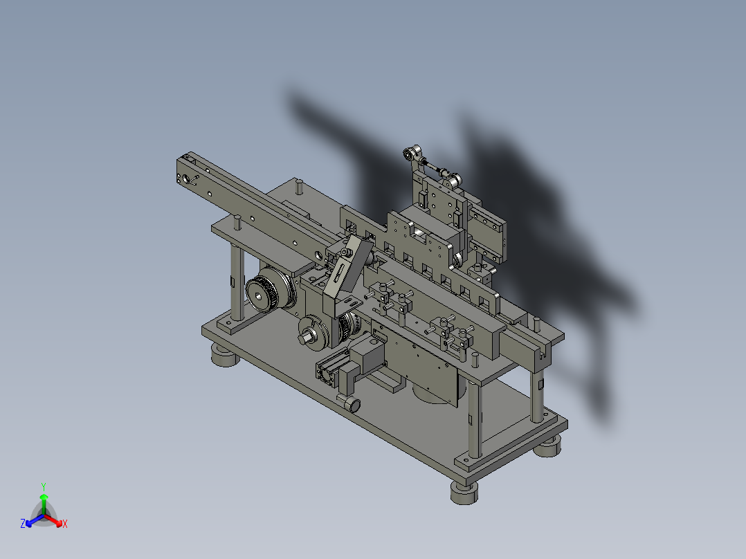 凸轮搬运吹气除尘