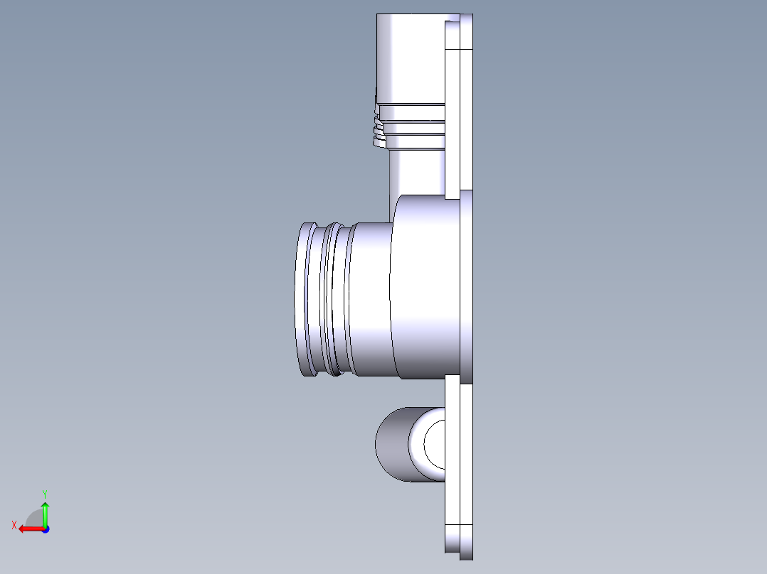 油箱套管后视图