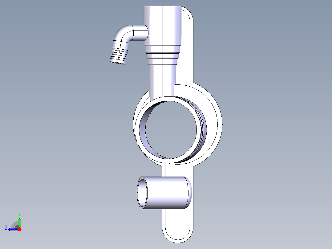 油箱套管右视图