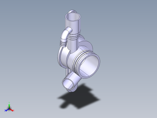 油箱套管正等轴测缩略图