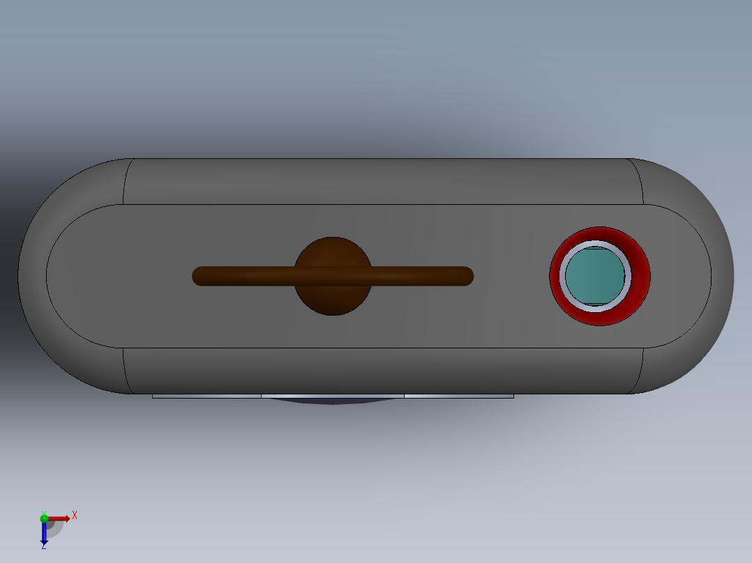 mp3播放器俯视图