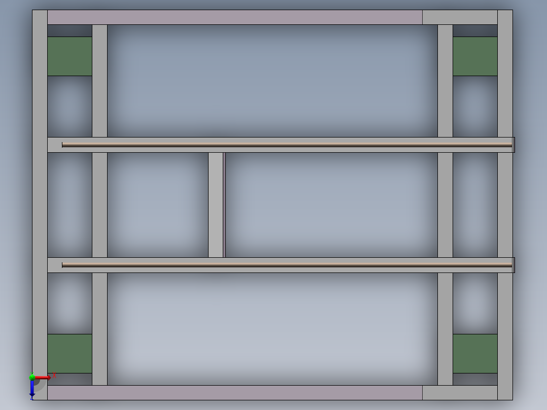 手拉小车俯视图