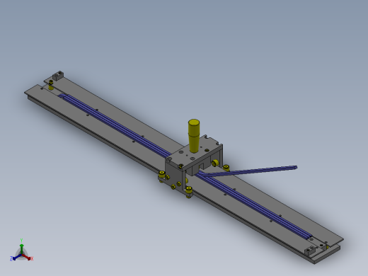 M18长尺寸滑动机构正等轴测缩略图