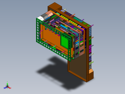 当代教育教学楼建筑模型