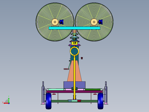 推车式高压喷雾机后视缩略图
