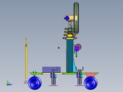 推车式高压喷雾机左视缩略图
