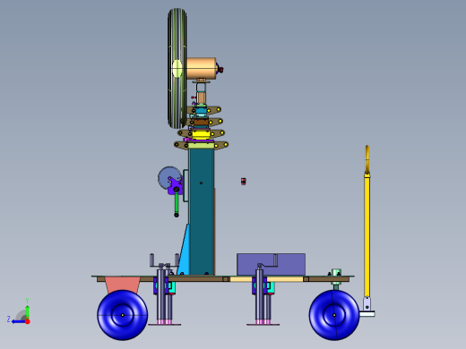 推车式高压喷雾机右视缩略图