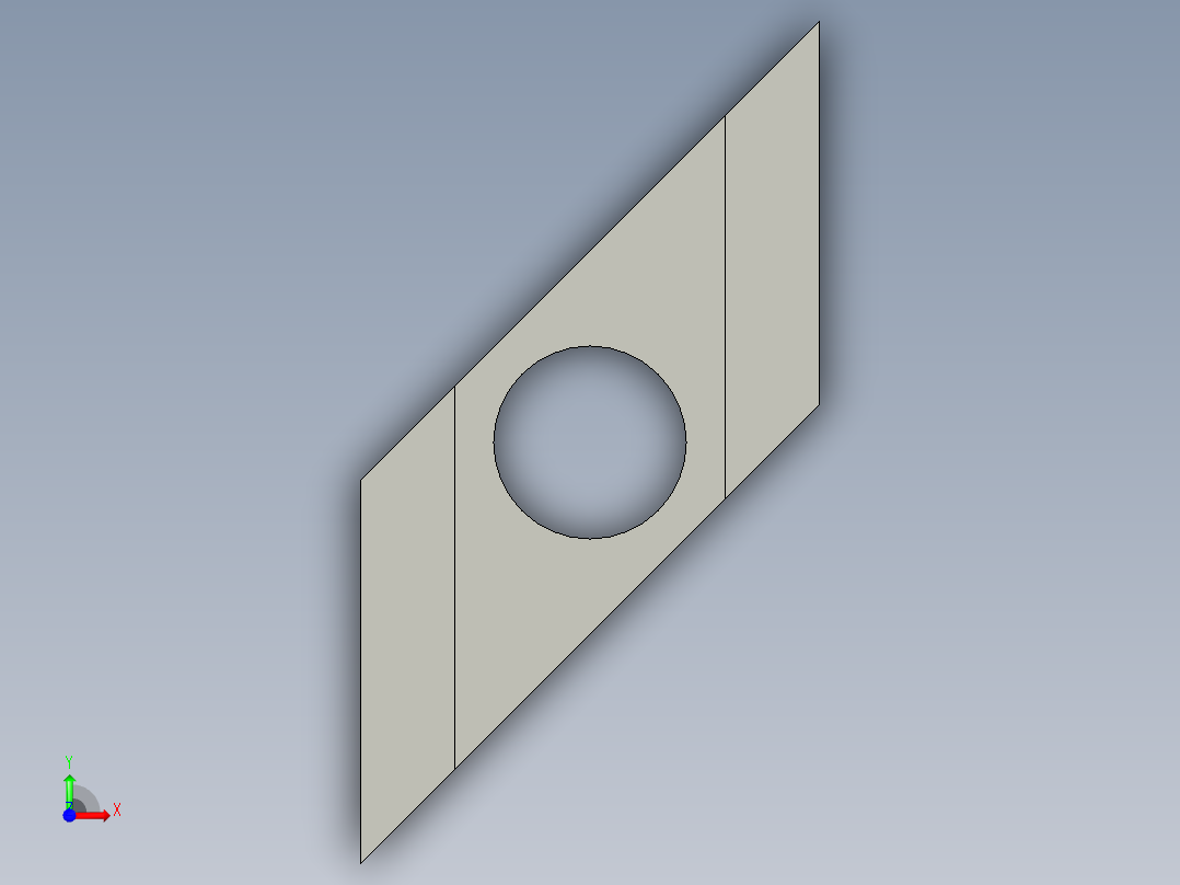 T 螺帽(B)2302-3D多系列多零件图纸模型前视图