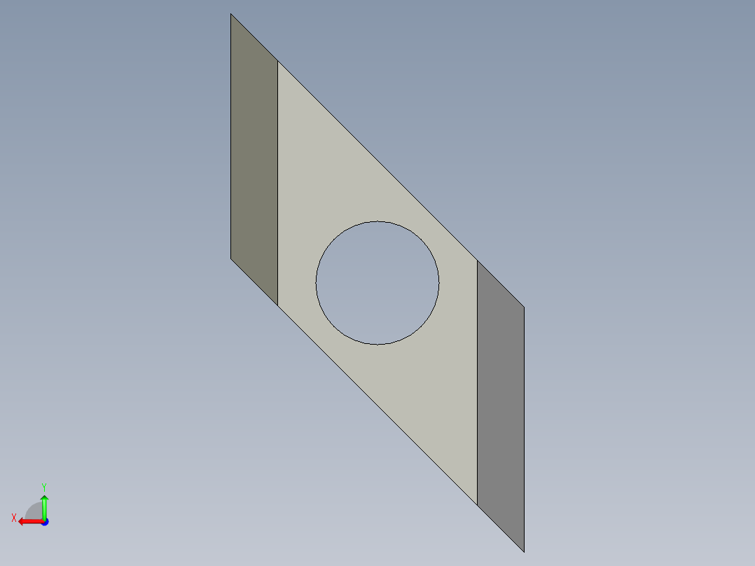 T 螺帽(B)2302-3D多系列多零件图纸模型后视图