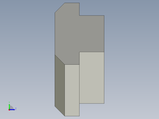 T 螺帽(B)2302-3D多系列多零件图纸模型左视缩略图