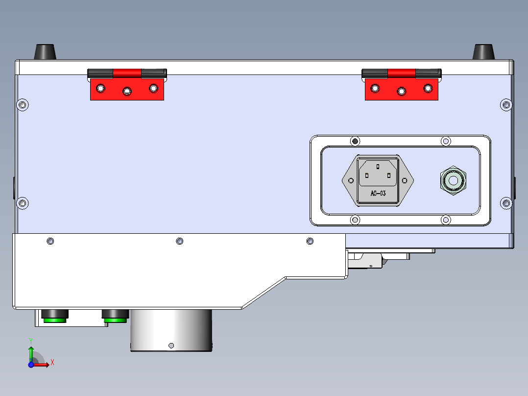 FPC软板折弯机前视图