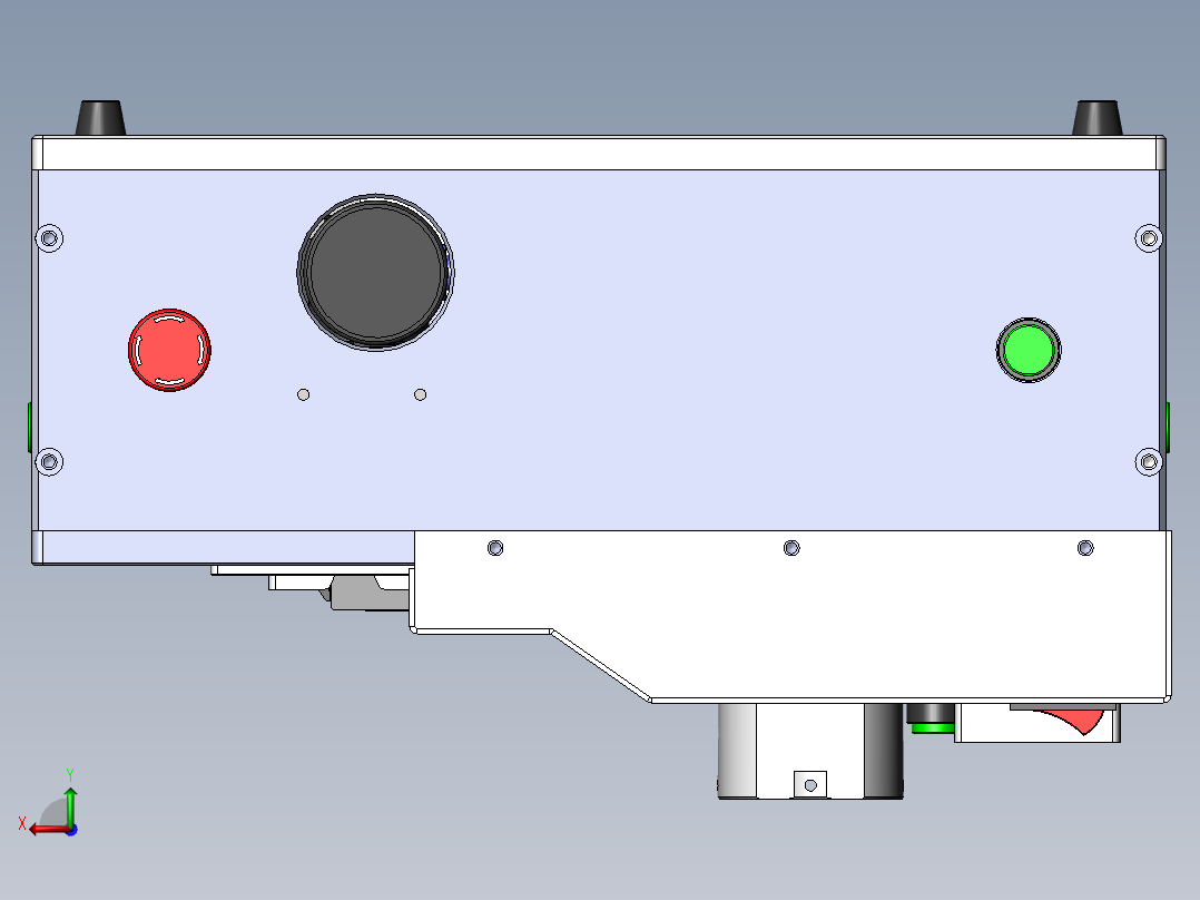 FPC软板折弯机后视图